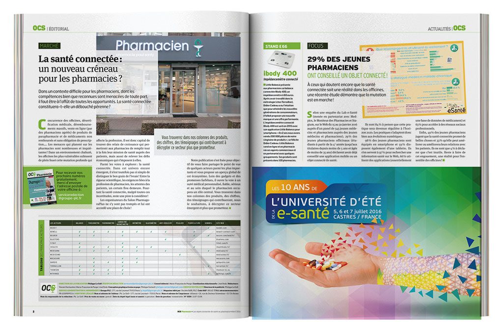 OCS double-page news produits