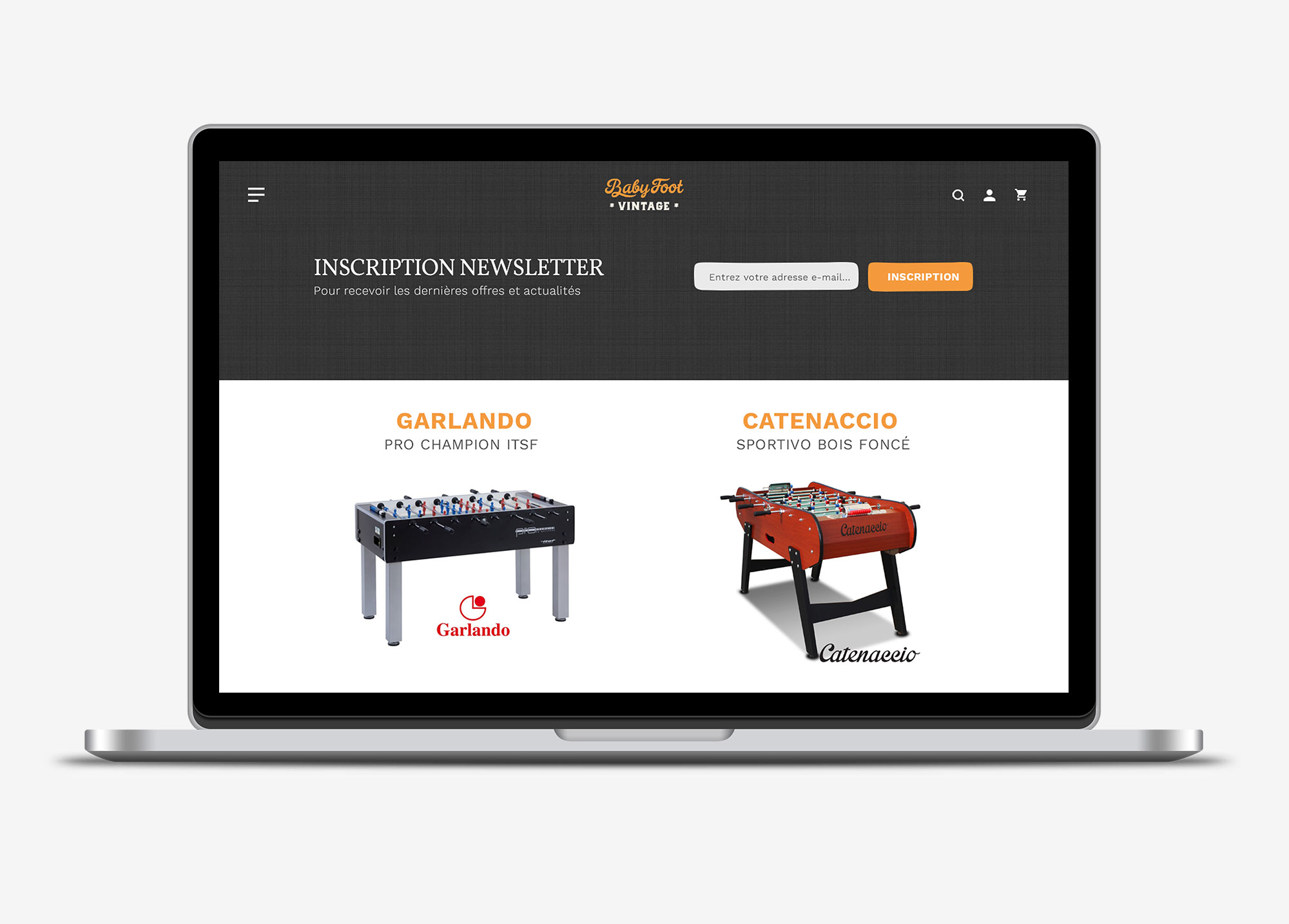 Babyfoot Vintage section newsletter et comparatif