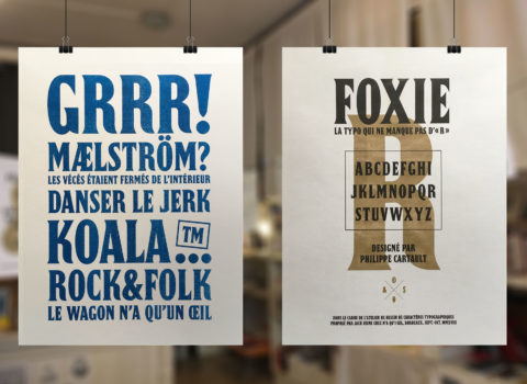 Typographie Foxxie