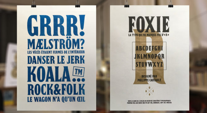 Typographie Foxxie